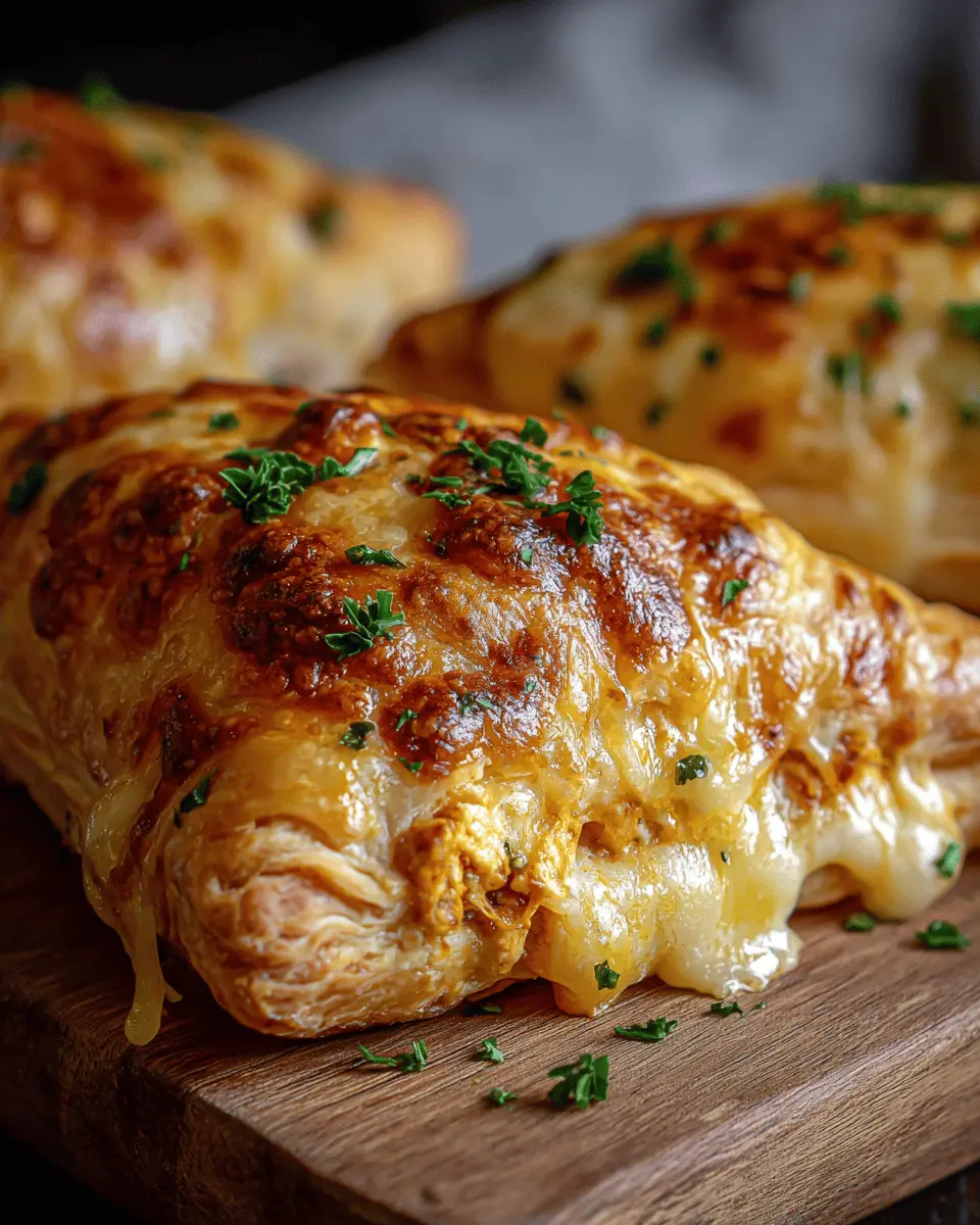 Chaussons au Poulet Épicé et Cheddar