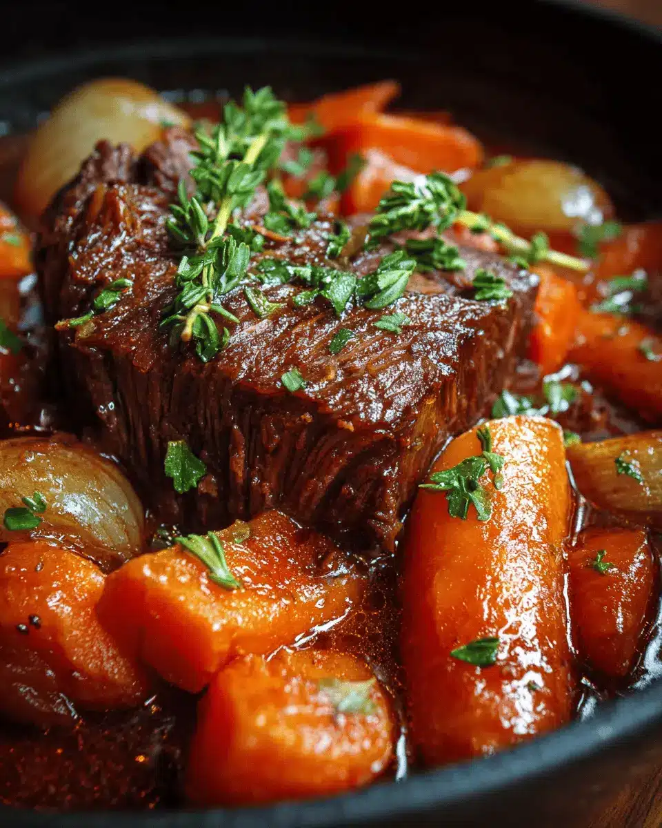 Bœuf Carottes Mijoté Réconfortant