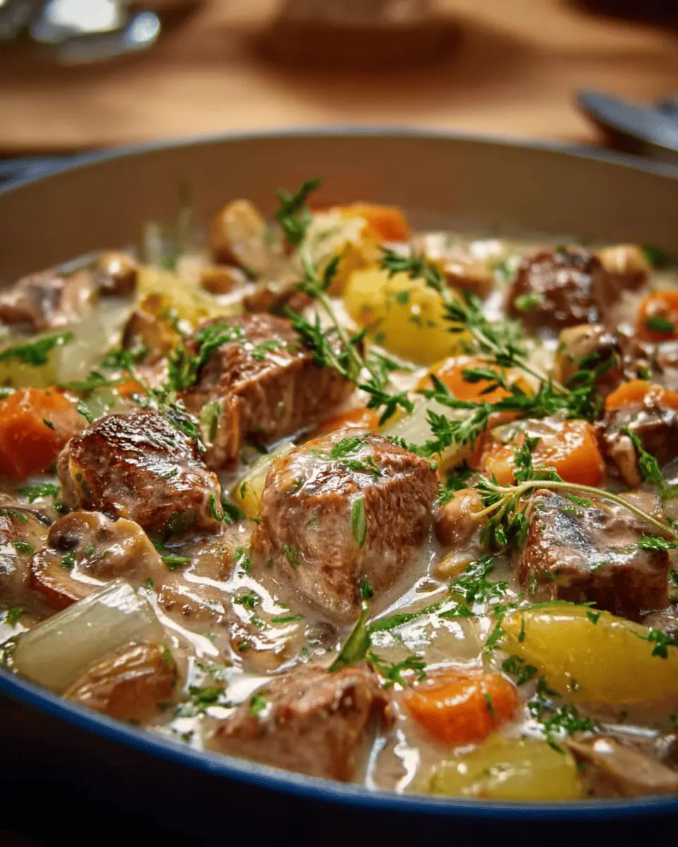 Blanquette de Bœuf à l’Ancienne