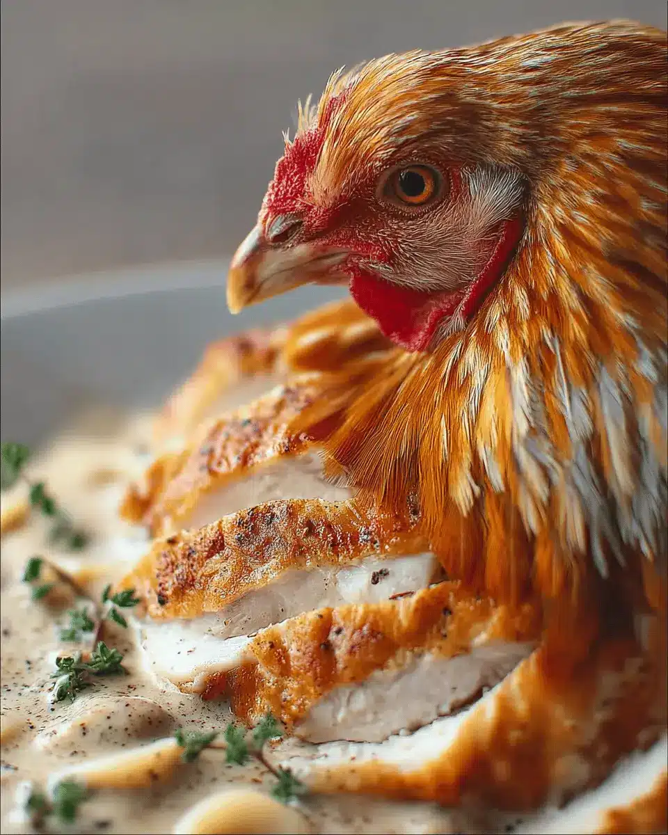 Émincé de Volaille à la Moutarde