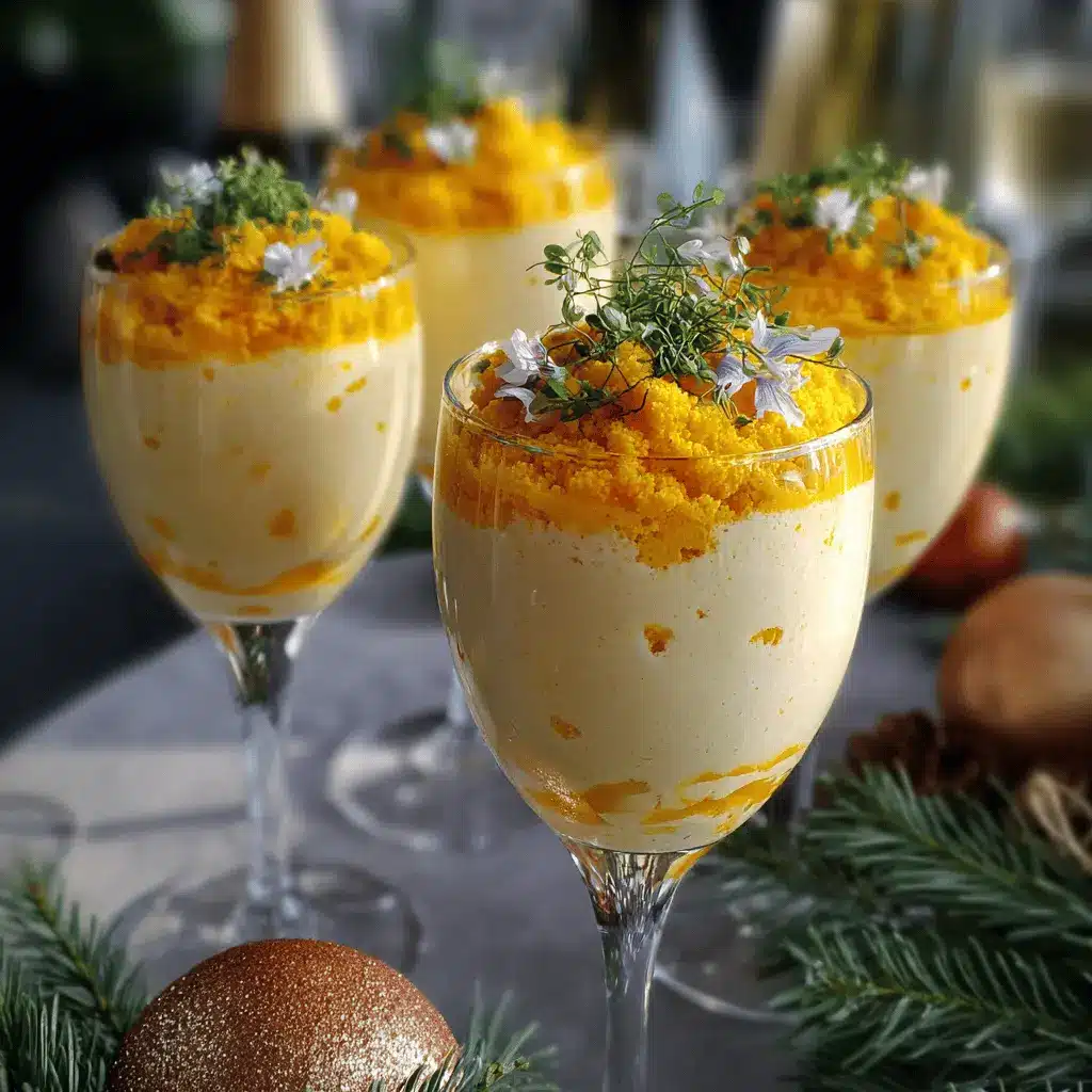 Verrines Œufs Mimosa Festives