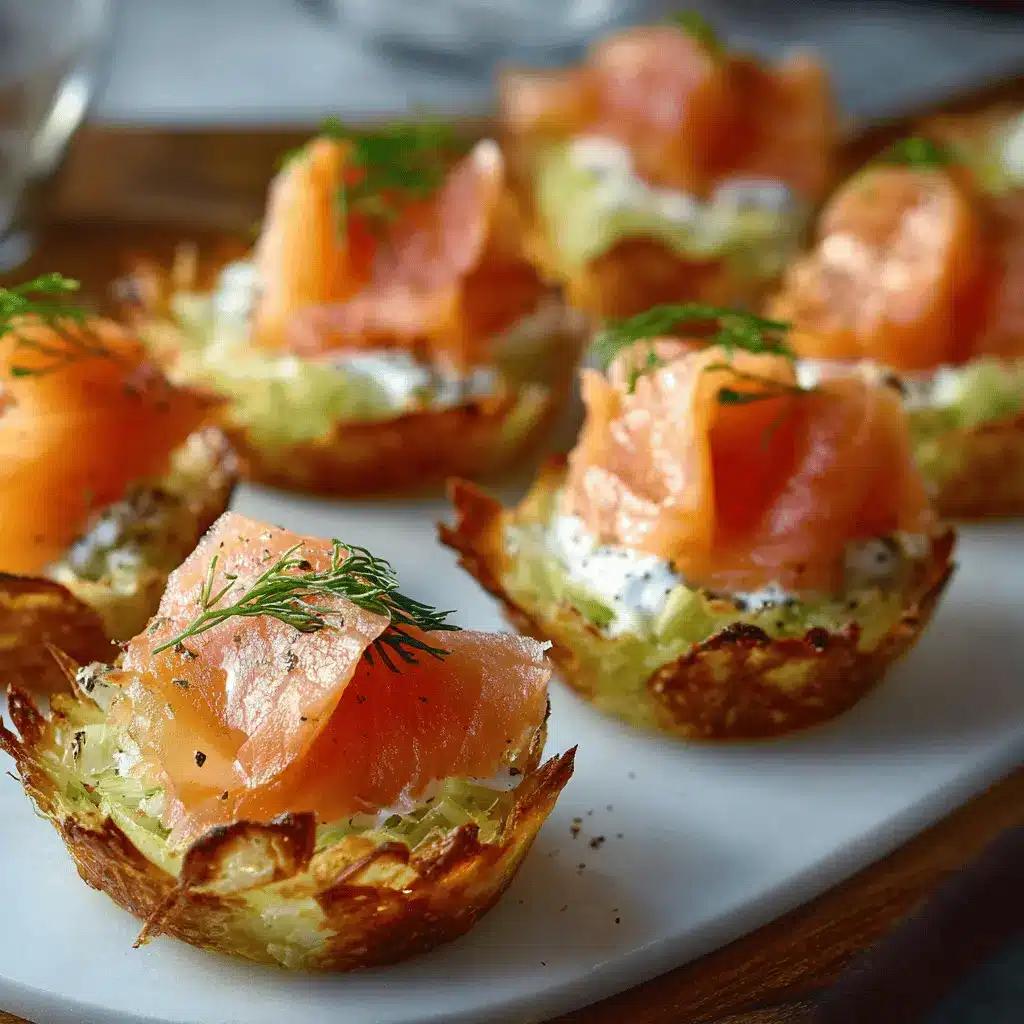 Bouchées Apéritives aux Poireaux et Saumon Fumé