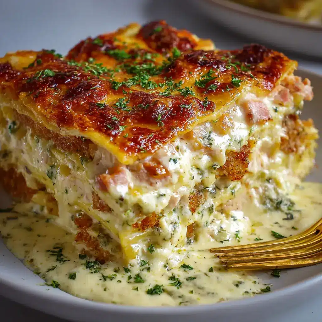 Lasagnes au Poulet Cordon Bleu