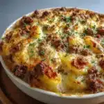 Gratin Purée Pommes de Terre et Viande Hachée