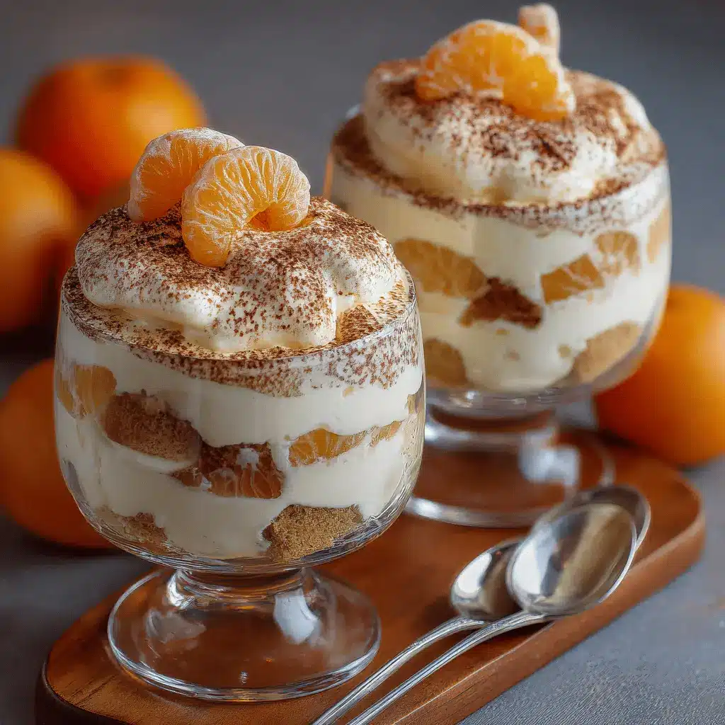 Tiramisu aux Clémentines en Verrines