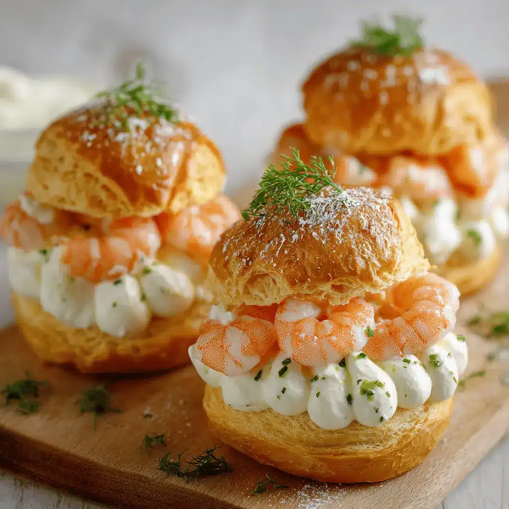 Choux à la mousse de crevettes