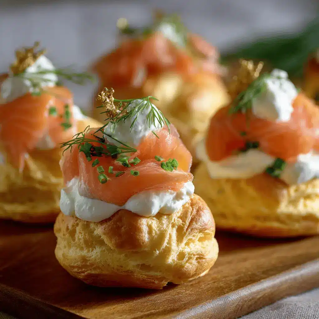 Choux Salés au Saumon Fondants et Gourmands