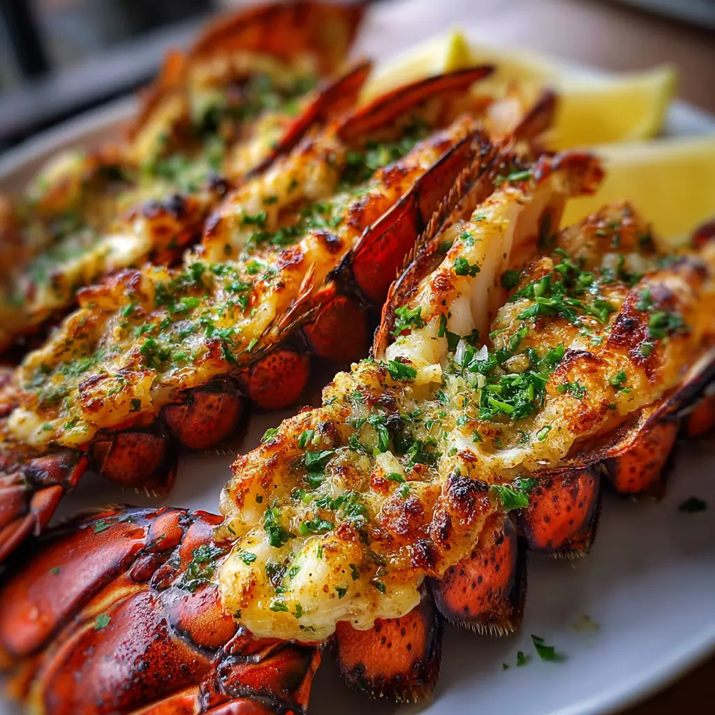 Queues de Homard Grillées au Beurre à l’Ail