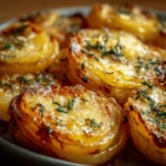 Pommes de Terre Fondantes à l’Ail & au Beurre au Four