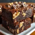 Brownie de Noël aux Noix