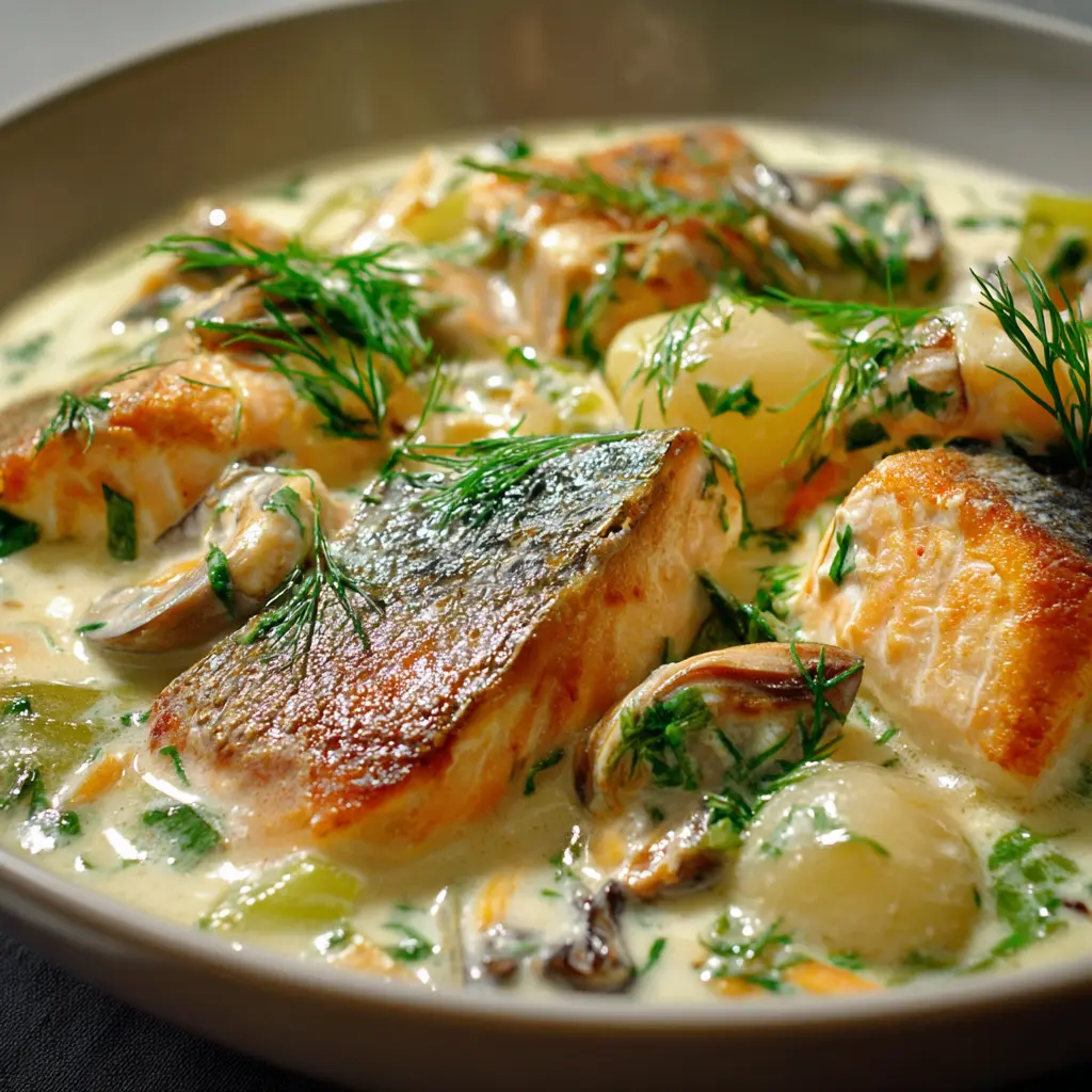 Blanquette de poisson rapide et gourmande