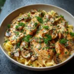Poulet Stroganoff Crémeux