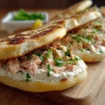 Pains Pitas à la Crème de Thon