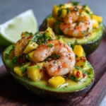 Avocat Farci aux Crevettes & Mangue