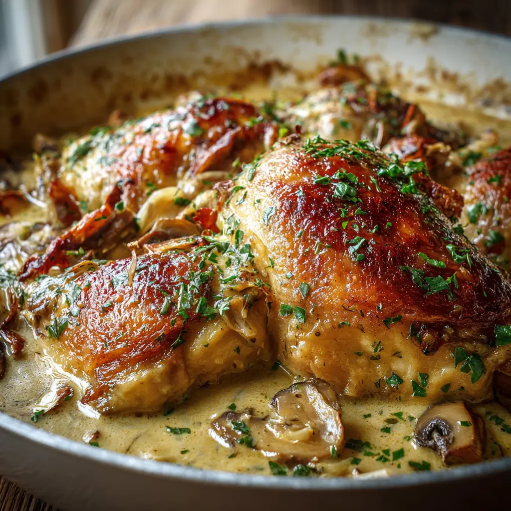 Le Poulet à la Crème de Mémé Cocard