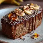 Gâteau Sain à l’Avoine, Banane & Cacao