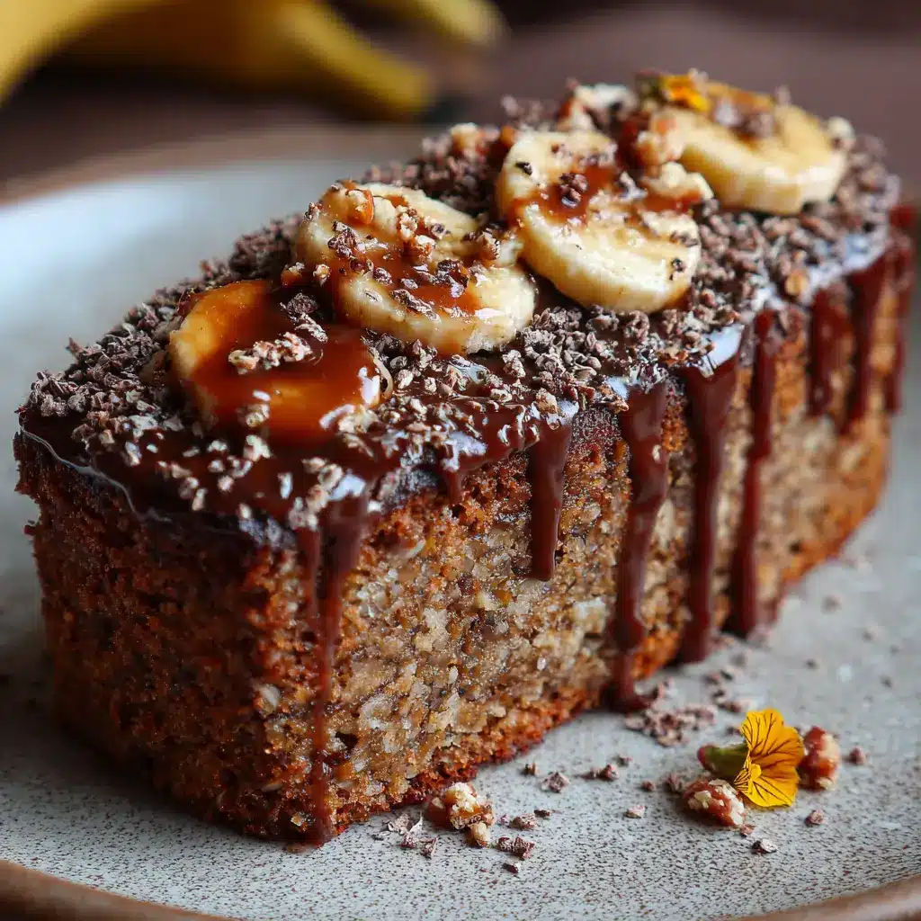 Gâteau Sain à l’Avoine, Banane & Cacao