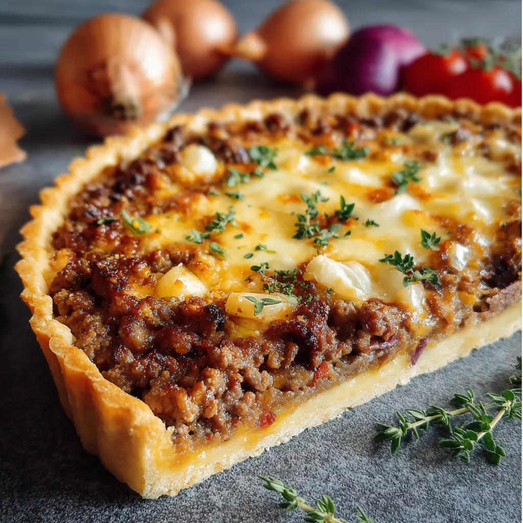 Tarte facile à la viande hachée