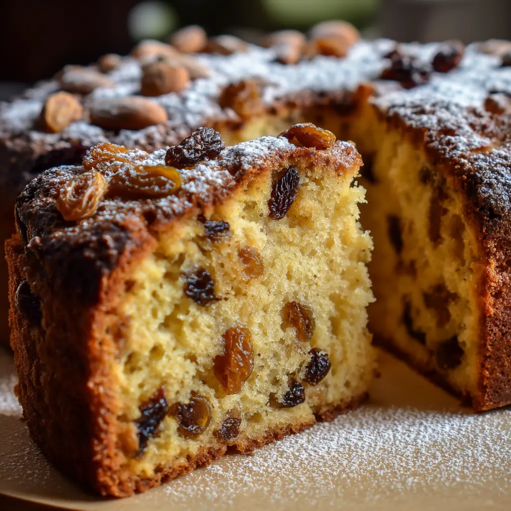 Gâteau aux Noix et Raisins Moelleux