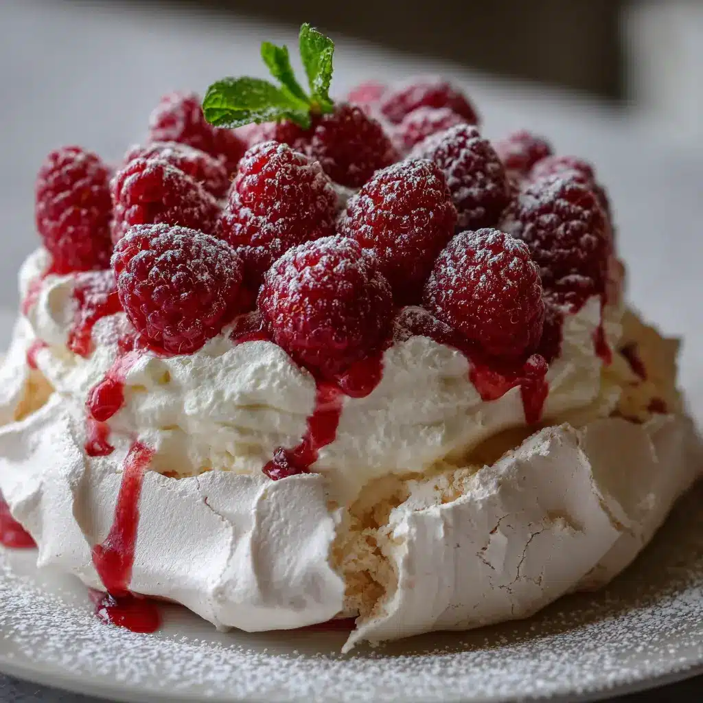 Pavlova Nuage aux Framboises