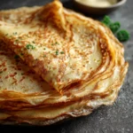 Pâte à crêpes salées