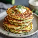 Pancakes Légers à la Courgette et au Fromage