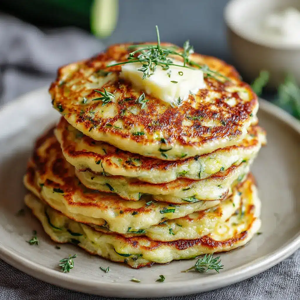 Pancakes Légers à la Courgette et au Fromage