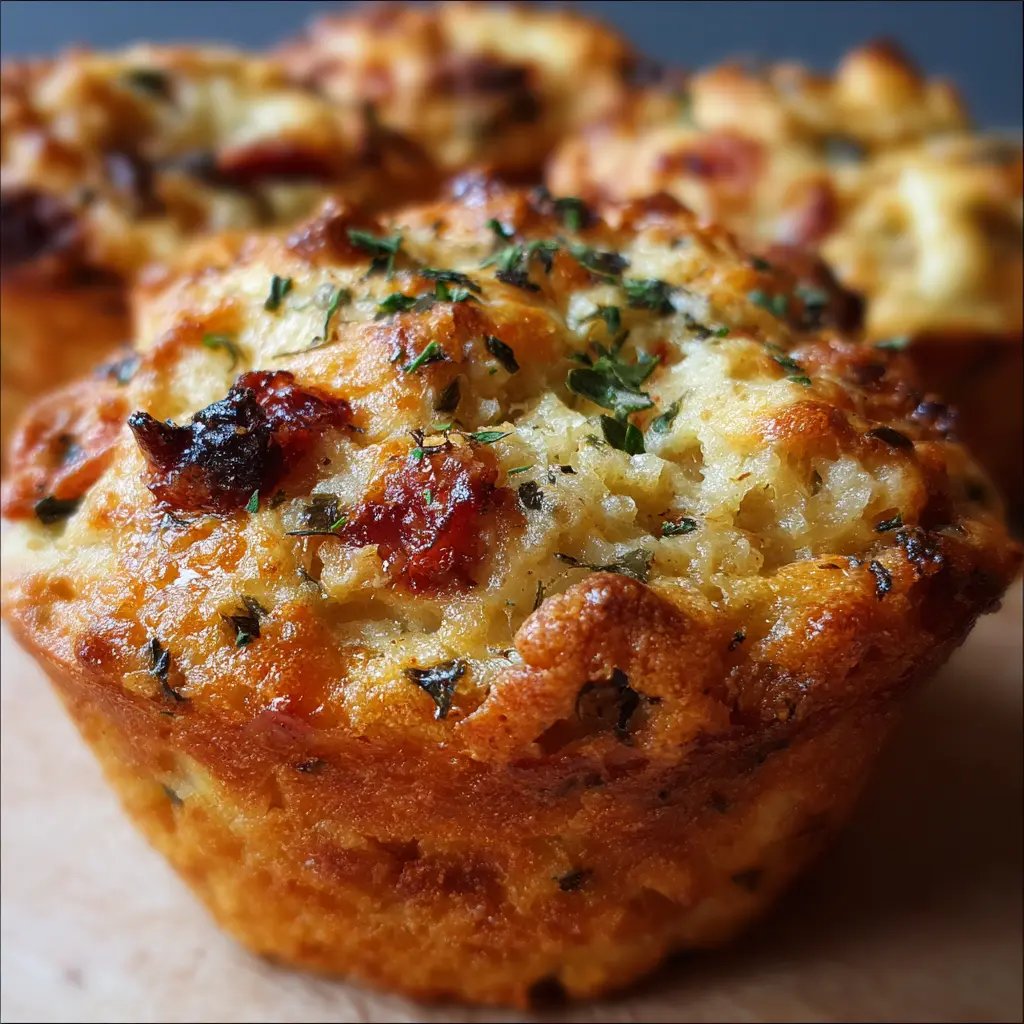 Muffins Salés Façon Pizza
