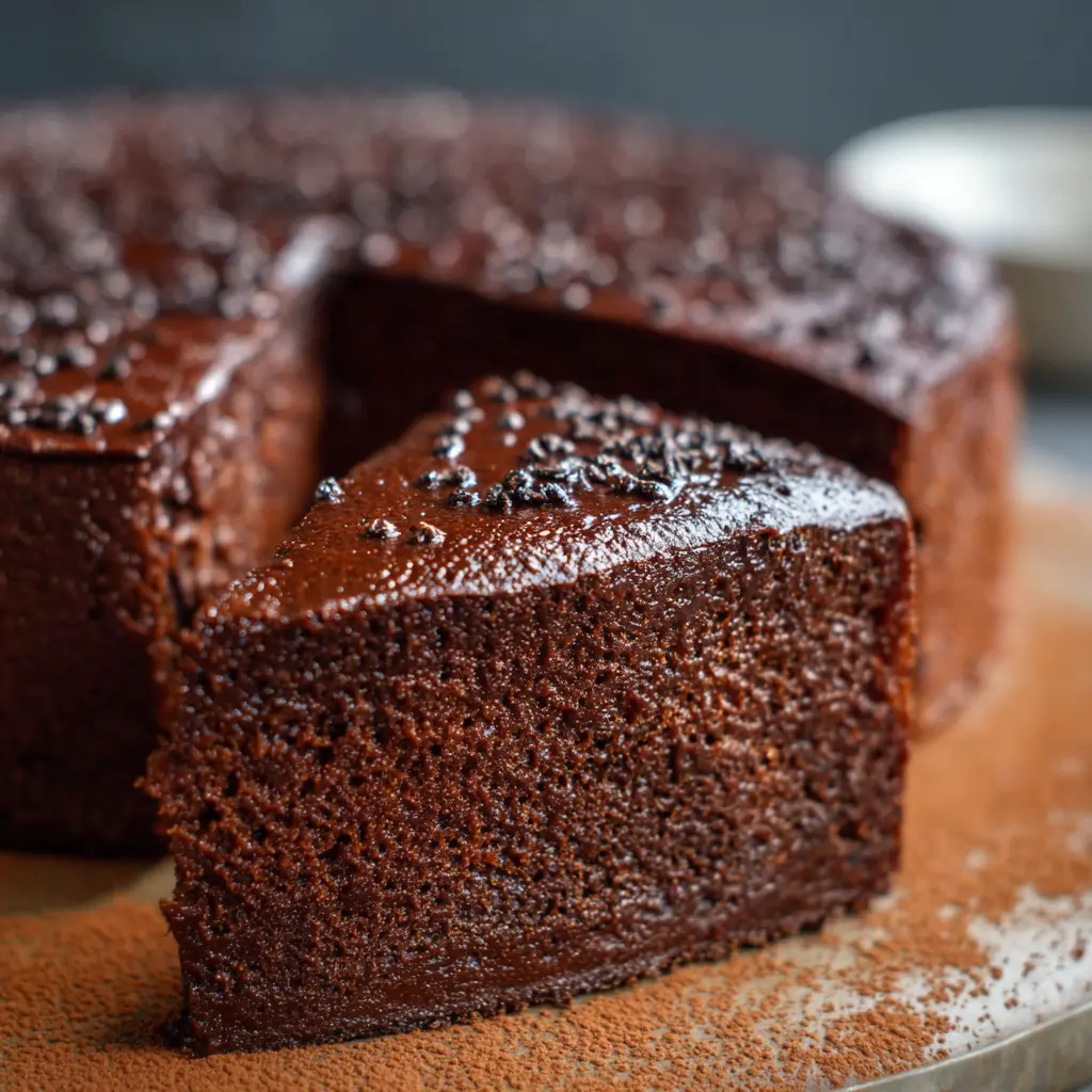 Gâteau Chocolat Ultra Léger (Sans Sucre, Sans Beurre, Sans Huile et Sans Lait)