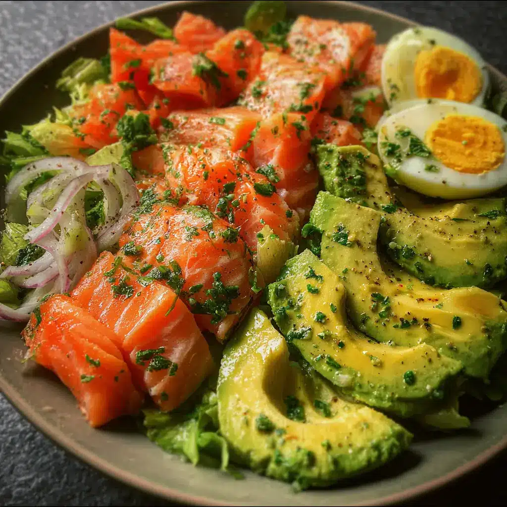 Salade de saumon & avocat fraîcheur