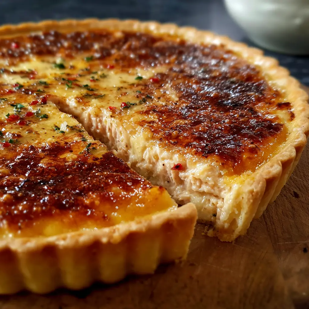 Tarte Thon–Moutarde