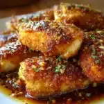 Morceaux de Poulet Croustillants au Miel et à l’Ail