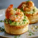 Vol-au-Vent aux Crevettes et à l’Avocat
