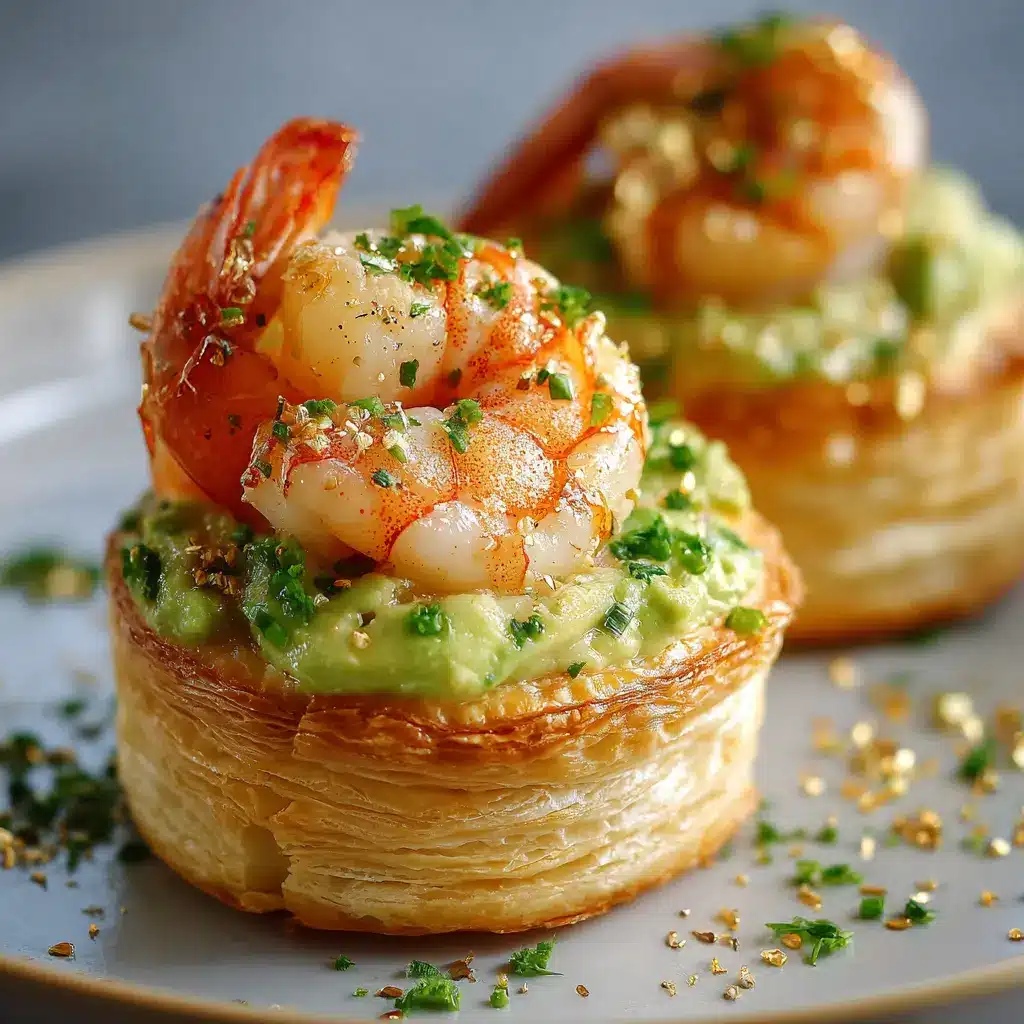 Vol-au-Vent aux Crevettes et à l’Avocat