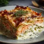 Lasagnes au Saumon, Poireaux et Chèvre