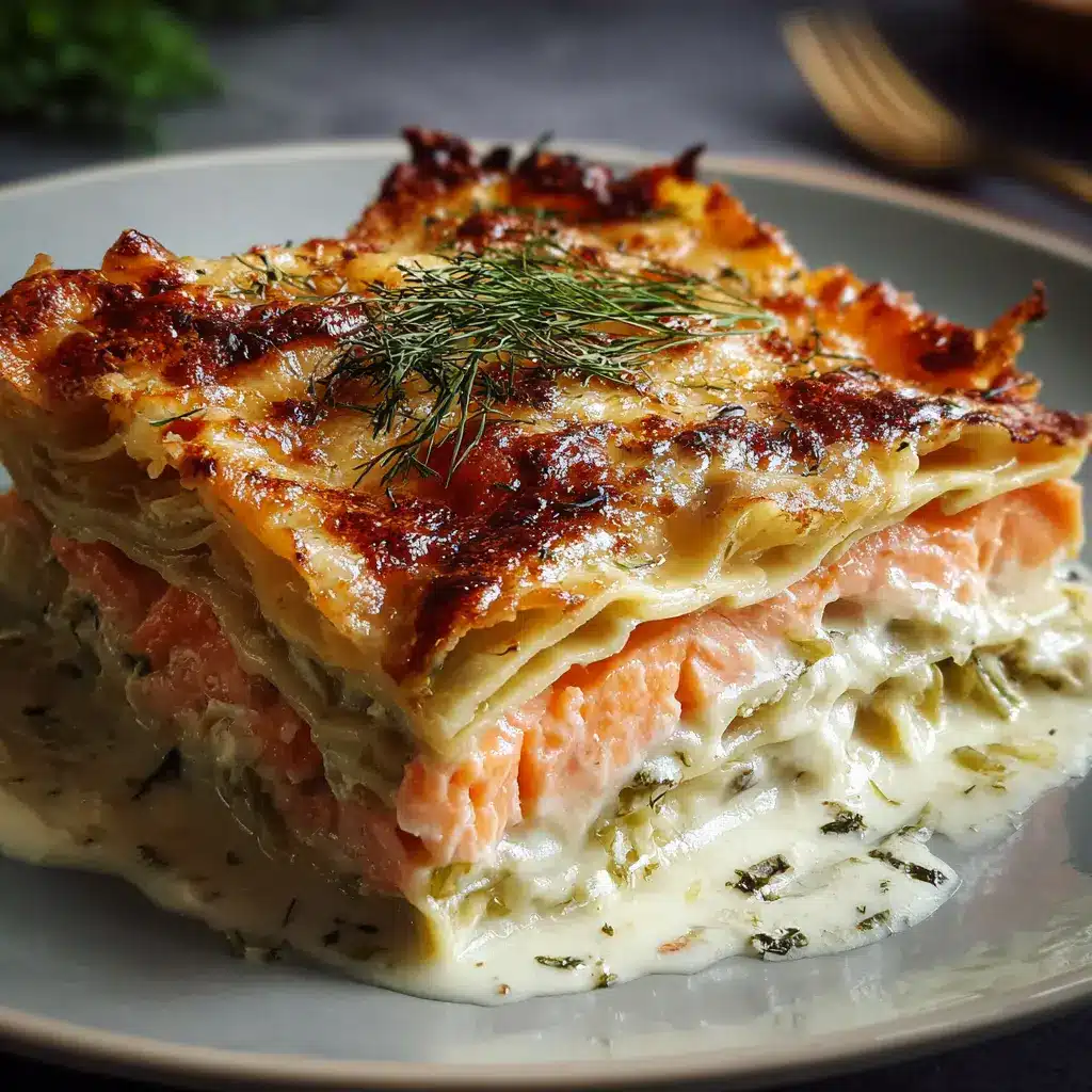 Lasagnes au Saumon, Poireaux et Chèvre