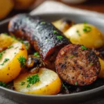 Boudin Noir de Bœuf aux Deux Pommes
