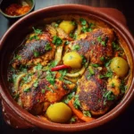 Tajine de poulet aux épices