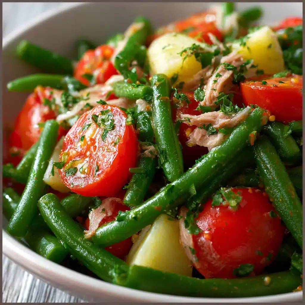 Salade d’haricots verts et tomates Weight Watchers