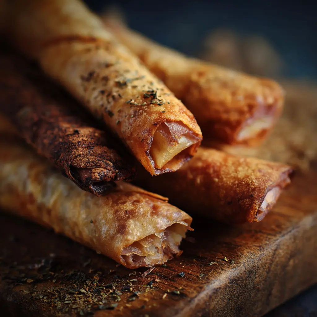 Cigares croustillants aux pommes de terre