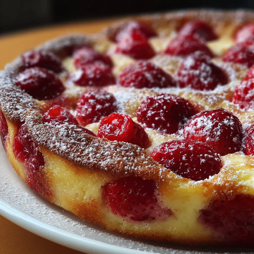 Clafoutis Léger aux Fraises ou Framboises