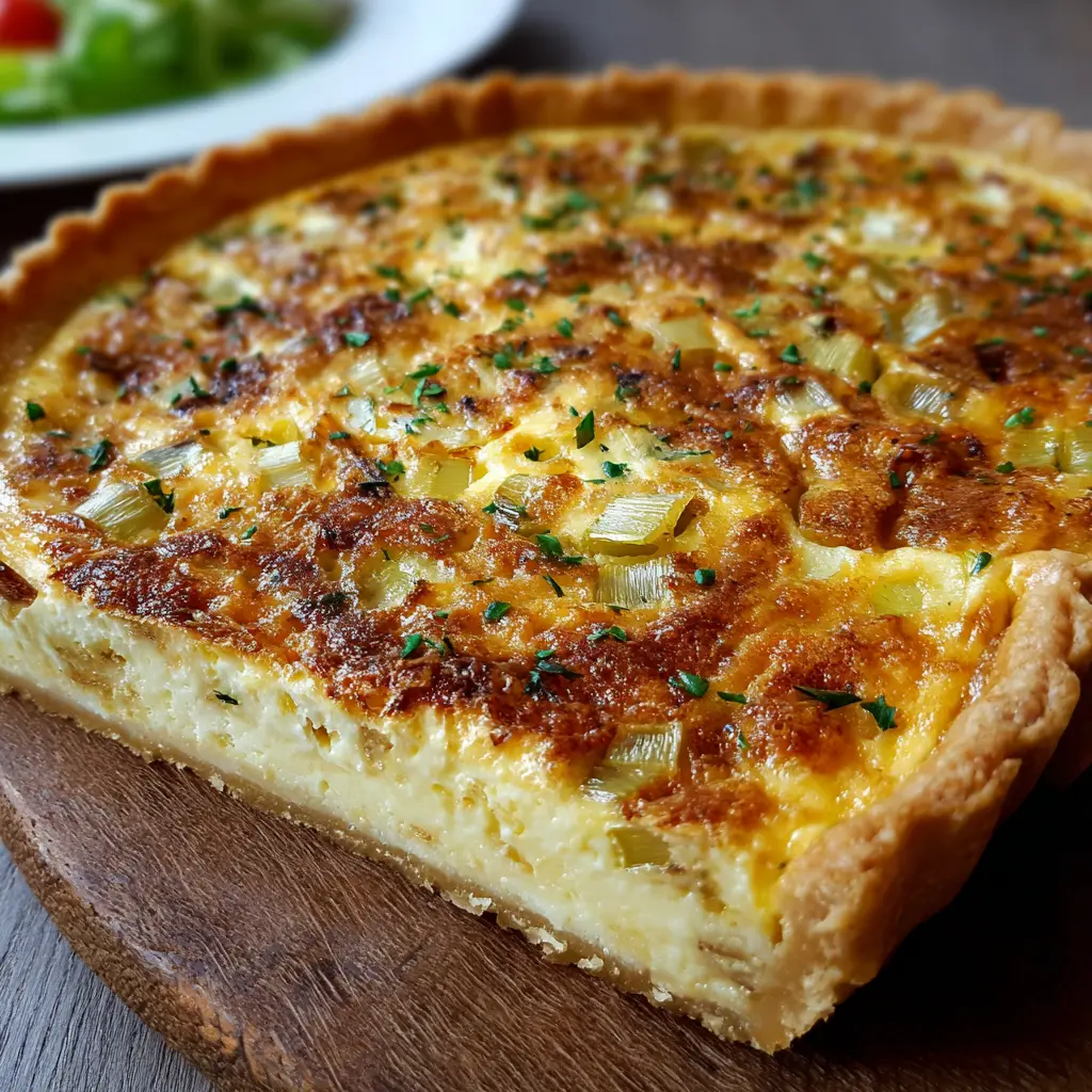 Quiche aux poireaux