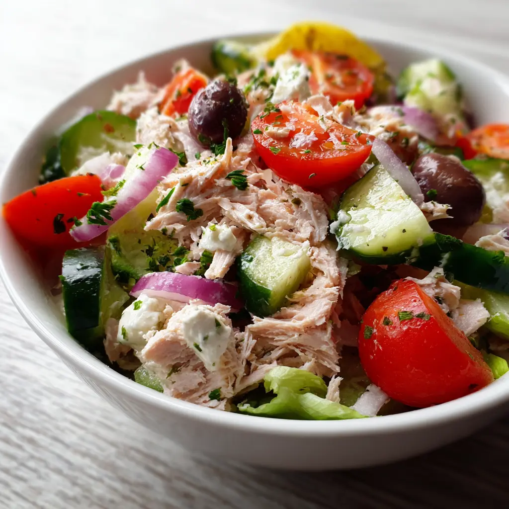 Salade au thon légère et protéinée