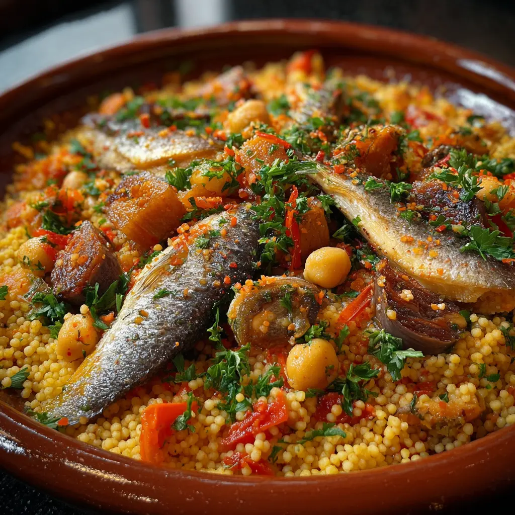 Couscous Sicilien aux Poissons