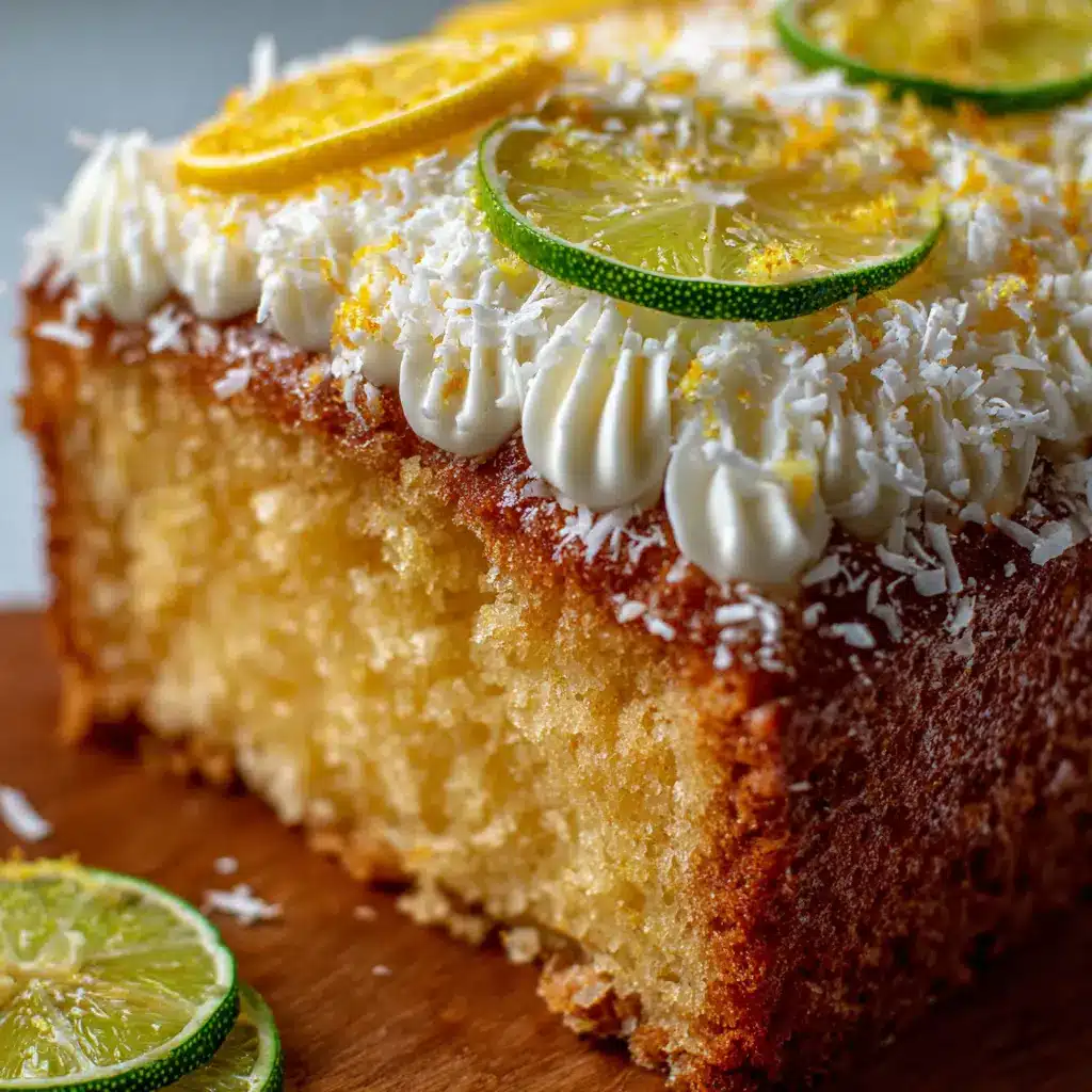 Cake citron coco parfumé et gourmand