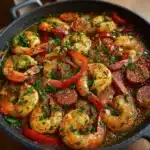 Poêlée de crevettes à l'espagnole