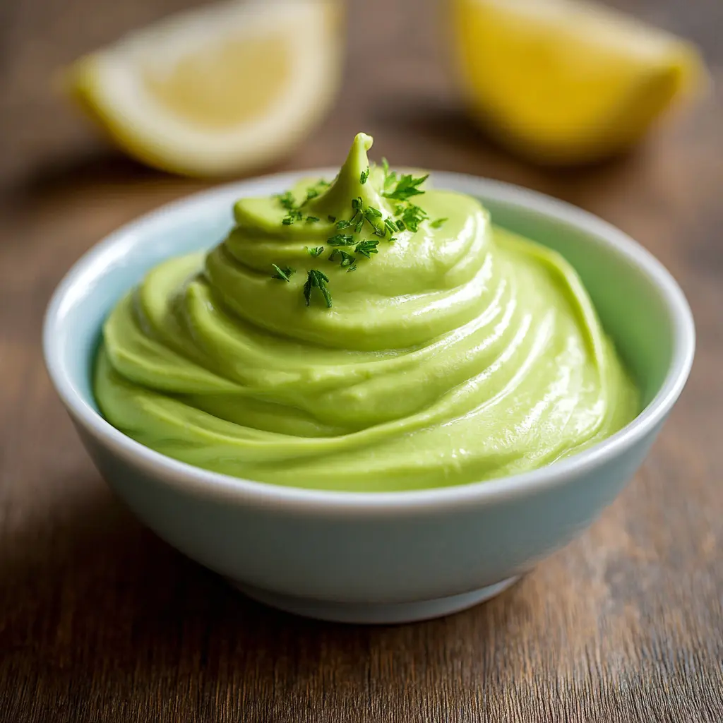Mayonnaise d’avocat maison