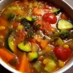Soupe de légumes légère et saine