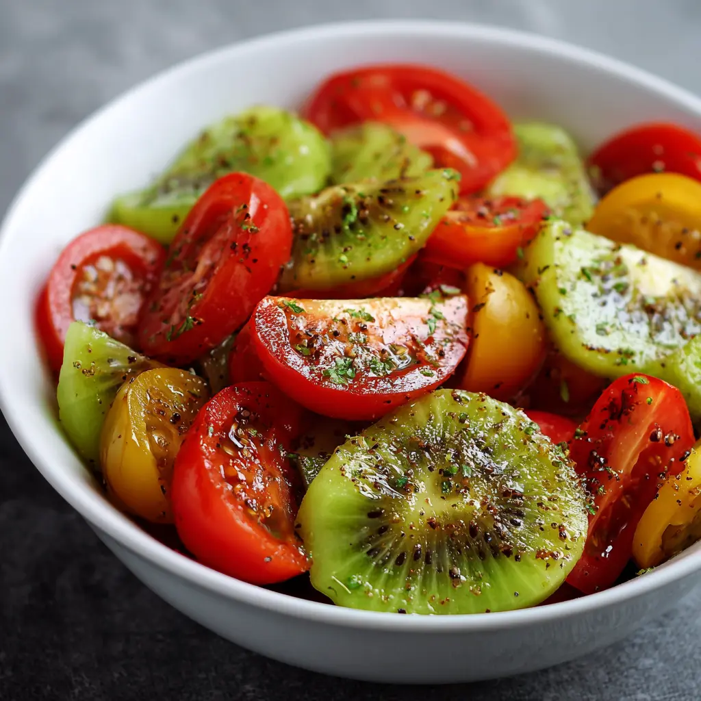 Salade Kiwi & Tomate fraîche