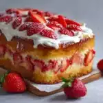 Cake aux Fraises et au Yaourt